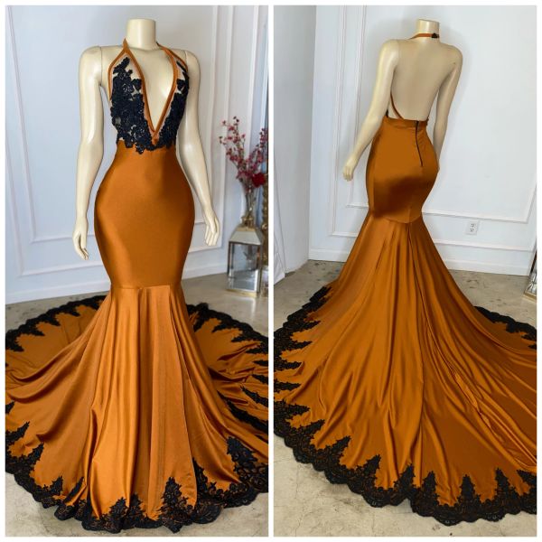gorgeous orange mermaid prom dresses for wome deep v neck black applique satin floor length formal wear evening party gowns speical occasion
gorgeous orange mermaid prom dresses for wome deep v neck black applique satin floor length formal wear evening party gowns speical occasion
