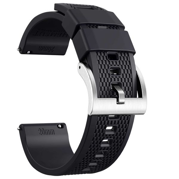 watch bands hemsut black silicone watch bands 18mm 20mm 22mm quick release rubber watch strap for men women soft replacement 10 colors t2212, Black;brown
watch bands hemsut black silicone watch bands 18mm 20mm 22mm quick release rubber watch strap for men women soft replacement 10 colors t2212, Black;brown