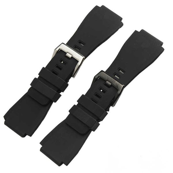 watch bands merjust soft dustproof 34 x 24mm black silicone rubber watchband for bell watch strap ross br-01 br-03 t221213, Black;brown
watch bands merjust soft dustproof 34 x 24mm black silicone rubber watchband for bell watch strap ross br-01 br-03 t221213, Black;brown