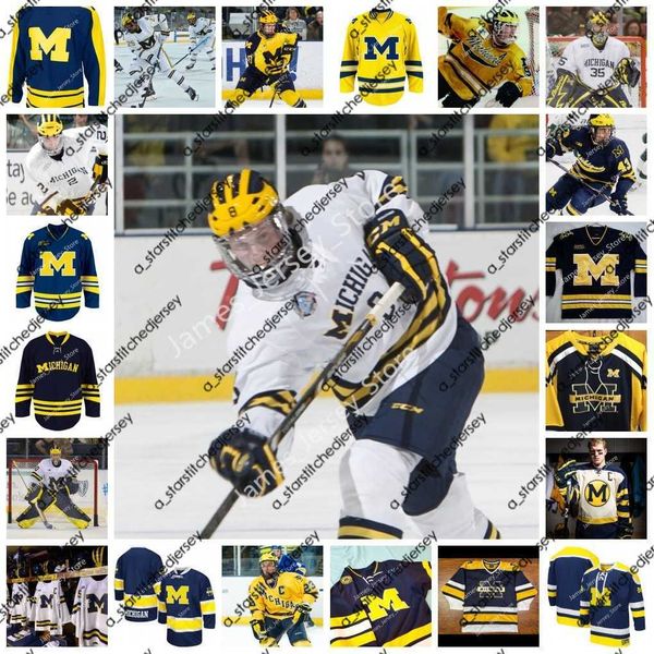 college hockey wears ncaa custom michigan wolverines stitched hockey jersey 74 nicholas boka 2 luke martin 13 jake slaker 33 joseph cecconi, Black
college hockey wears ncaa custom michigan wolverines stitched hockey jersey 74 nicholas boka 2 luke martin 13 jake slaker 33 joseph cecconi, Black