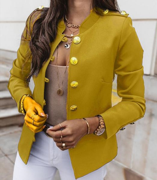 women solid color coat formal suit elegant jacket slim fit blazers suits office lady outerwear autumn winter ladies elegant casual long slee, Black;brown
women solid color coat formal suit elegant jacket slim fit blazers suits office lady outerwear autumn winter ladies elegant casual long slee, Black;brown