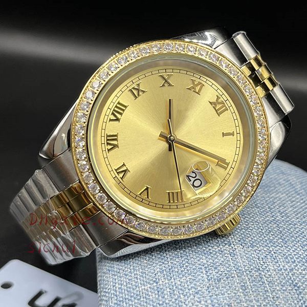 sichu1 men's automatic mechanical watch diamond wristwatch ring 41mm 904l classic all stainless steel exquisite watch designer game sap, Slivery;brown
sichu1 men's automatic mechanical watch diamond wristwatch ring 41mm 904l classic all stainless steel exquisite watch designer game sap, Slivery;brown