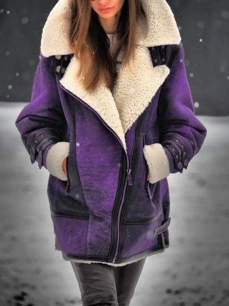 2023 winter women's jackets leather fleece zipper thick trench lapel neck pocket fashion long slim woman's coats 3236, Black;brown
2023 winter women's jackets leather fleece zipper thick trench lapel neck pocket fashion long slim woman's coats 3236, Black;brown