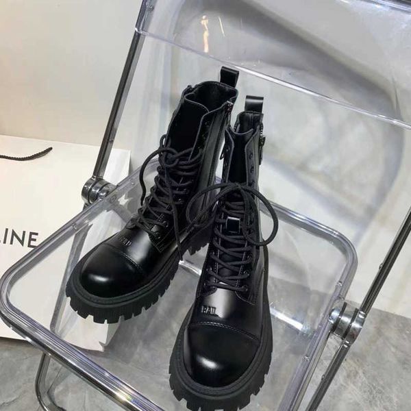 womens thick soled martin boots leather rubber motorcycle boot bb designer round toe lace-up leather shoes lady plus velvet snow boots, Black
womens thick soled martin boots leather rubber motorcycle boot bb designer round toe lace-up leather shoes lady plus velvet snow boots, Black
