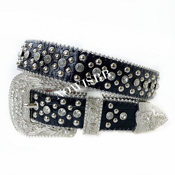 punk rivet rhinestones belts luxury designer brand leather strap flower buckle diamond bling for women men, Black;brown
punk rivet rhinestones belts luxury designer brand leather strap flower buckle diamond bling for women men, Black;brown