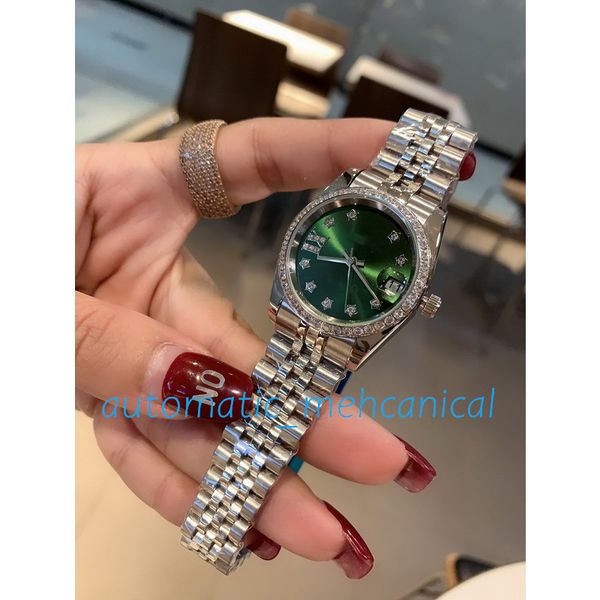 super quality 2 color womens watch 31mm green face datejust mechanical diamond bezel jubilee strap lady 18k gold stainless steel sapphire gl, Slivery;brown
super quality 2 color womens watch 31mm green face datejust mechanical diamond bezel jubilee strap lady 18k gold stainless steel sapphire gl, Slivery;brown