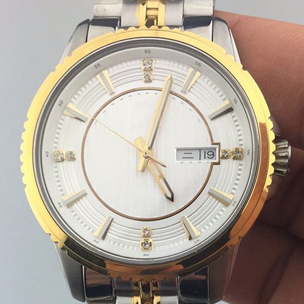 mens watch luxury high-grade women's watch stainless steel gold diamond double calendar luminous mechanical watch, Slivery;golden
mens watch luxury high-grade women's watch stainless steel gold diamond double calendar luminous mechanical watch, Slivery;golden