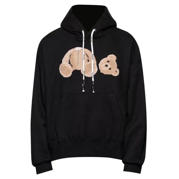 

g fnew sale fashion hoodie broken bear sweatshirt teddy bear trendy terry explosion sweater style men and women size s-xldr, Black