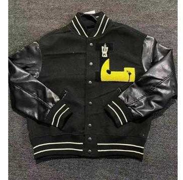 22fw flocking leather sleeves baseball jackets coat uniform luxury jacket single breasted warm jackets couples women men varsity coats men&#, Black;brown
22fw flocking leather sleeves baseball jackets coat uniform luxury jacket single breasted warm jackets couples women men varsity coats men&#, Black;brown