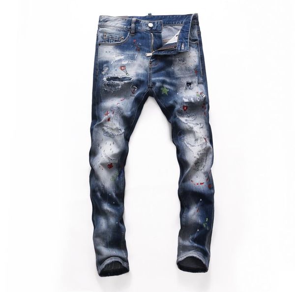 men jeans pant straight leg stretchy ripped badge skinny men039s denim pants regular cotton jean destroyed hole clothing hip ho1335913, Blue
men jeans pant straight leg stretchy ripped badge skinny men039s denim pants regular cotton jean destroyed hole clothing hip ho1335913, Blue