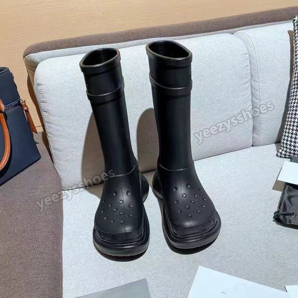 designer men women rain boots high heels rubber shoes pink black white croc boot ankle booties size 36-45, Black;red
designer men women rain boots high heels rubber shoes pink black white croc boot ankle booties size 36-45, Black;red
