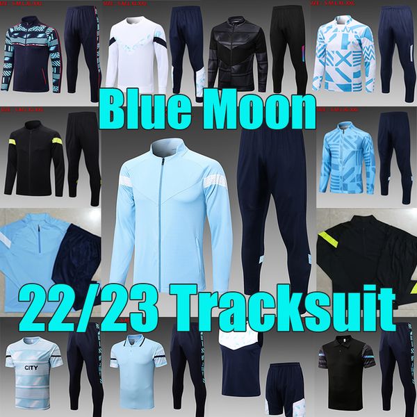 22/23 haaland soccer tracksuits vest polo 2022 2023 grealish sterling mans cities mahrez de bruyne football training suit set jacket survete, Black
22/23 haaland soccer tracksuits vest polo 2022 2023 grealish sterling mans cities mahrez de bruyne football training suit set jacket survete, Black