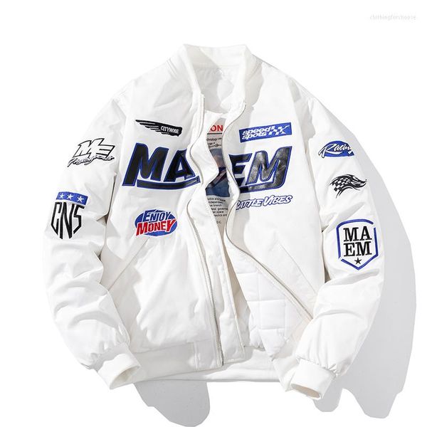 men's jackets winter embroidery baseball jacket men women letter varsity hip hop hooded parka coats badge fashion couple streetwear, Black;brown
men's jackets winter embroidery baseball jacket men women letter varsity hip hop hooded parka coats badge fashion couple streetwear, Black;brown