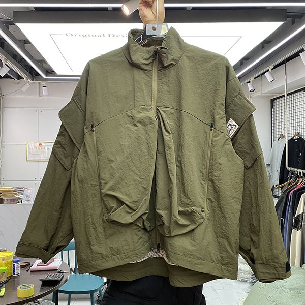 vintage zipper coat shirt jacket men women quality multi pocket jackets, Black;brown
vintage zipper coat shirt jacket men women quality multi pocket jackets, Black;brown