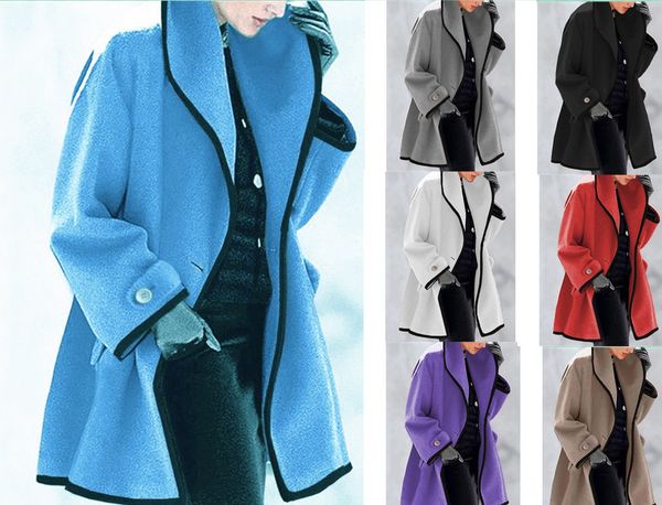 2023 winter women's jackets wool single breasted trench lapel neck pocket fashion long slim woman's coats d3862, Black;brown
2023 winter women's jackets wool single breasted trench lapel neck pocket fashion long slim woman's coats d3862, Black;brown