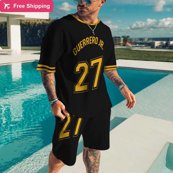 2023 tracksuits fashion tracksuit men's basketball short sleeve t shirt shorts training shirt super large apparel casual sports set, Gray
2023 tracksuits fashion tracksuit men's basketball short sleeve t shirt shorts training shirt super large apparel casual sports set, Gray