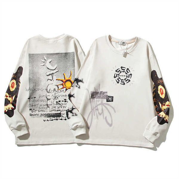 t-shirt men tee fashion tras outwears sco designer loose high street catus jack 22aw graffiti print men's women's casual long slee, White;black
t-shirt men tee fashion tras outwears sco designer loose high street catus jack 22aw graffiti print men's women's casual long slee, White;black
