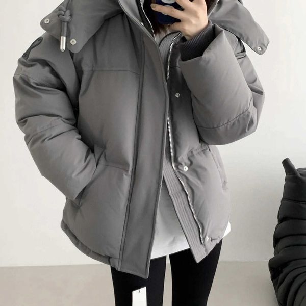 down jacket coat amii 90 men women simple couple warm thickened velvet cotton grey love letter couples 22fw casual designer fashion leisure, Black
down jacket coat amii 90 men women simple couple warm thickened velvet cotton grey love letter couples 22fw casual designer fashion leisure, Black