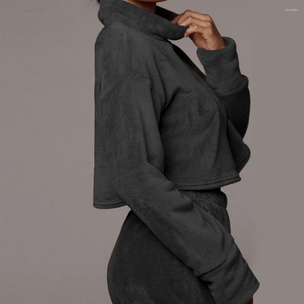 women's two piece pants 2pcs/set women outfit pockets elegant keep warm relaxed fit plush pullover trousers sweatsuit for yoga, White
women's two piece pants 2pcs/set women outfit pockets elegant keep warm relaxed fit plush pullover trousers sweatsuit for yoga, White
