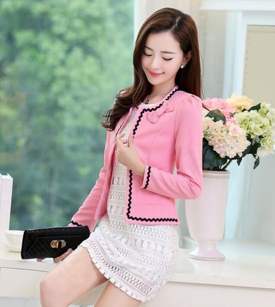 autumn slim women's short design long-sleeve cardigan white blazer female jacket women air conditioned coat, Black;brown
autumn slim women's short design long-sleeve cardigan white blazer female jacket women air conditioned coat, Black;brown