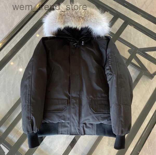 canada men bomber down jacket real wolf fur hooded canvas parkas letter patch zipper pockets warm thick outwear designer women ruff winter c, Black
canada men bomber down jacket real wolf fur hooded canvas parkas letter patch zipper pockets warm thick outwear designer women ruff winter c, Black