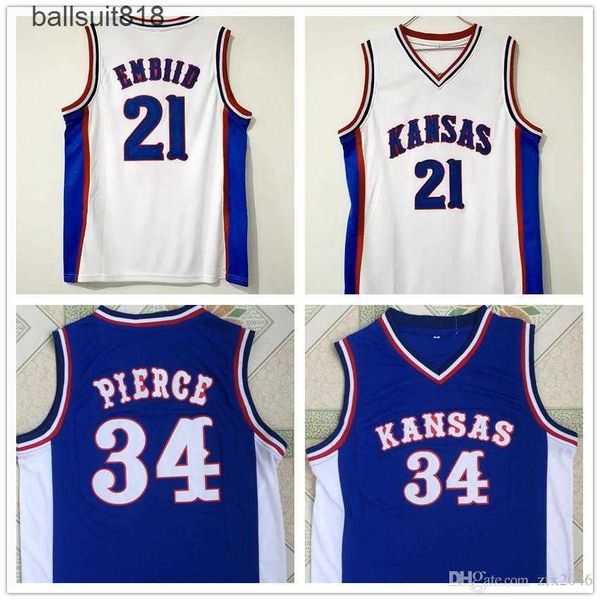 basketball jersey ncaa kansas jayhawks 34 paul pierce 22 joel embiid basketball jerseys white blue college shirts stitched patches embroider, Black
basketball jersey ncaa kansas jayhawks 34 paul pierce 22 joel embiid basketball jerseys white blue college shirts stitched patches embroider, Black