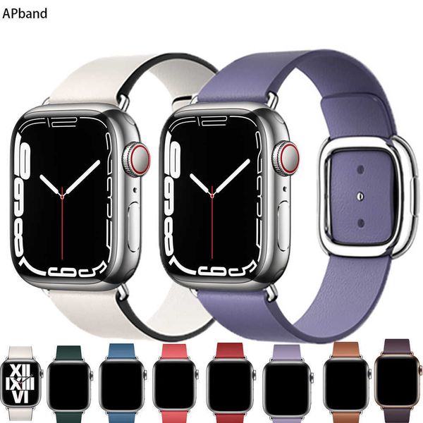 watch bands modern buckle strap for apple watch band 40mm 41mmm 45mm 44mm 38mm 42mm correa leather bracelet iwatch series 5 4 3 6 se 7 8 t22, Black;brown
watch bands modern buckle strap for apple watch band 40mm 41mmm 45mm 44mm 38mm 42mm correa leather bracelet iwatch series 5 4 3 6 se 7 8 t22, Black;brown