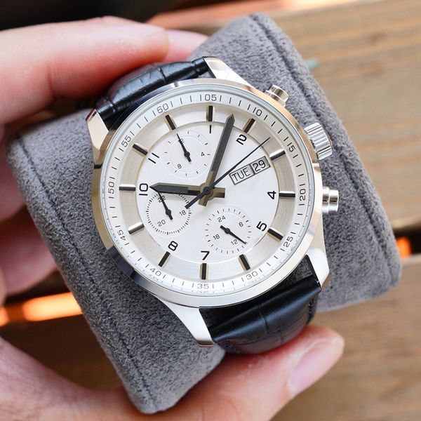 mens watch quartz business watch movement small three pin timing double calendar luminous leather wristwatch, Slivery;golden
mens watch quartz business watch movement small three pin timing double calendar luminous leather wristwatch, Slivery;golden