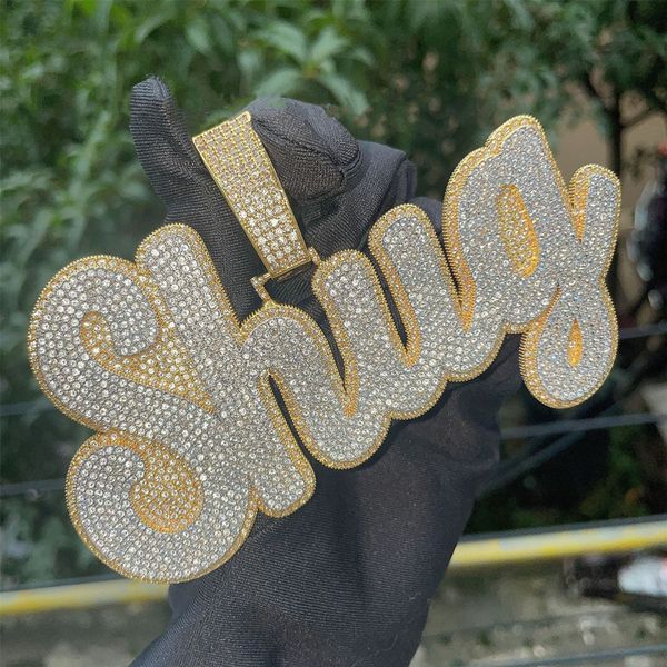 highth 8cm 18k gold plated full cz custom name letter pendant hiphop jewelry with 3mm 24inch rope chain, Silver
highth 8cm 18k gold plated full cz custom name letter pendant hiphop jewelry with 3mm 24inch rope chain, Silver