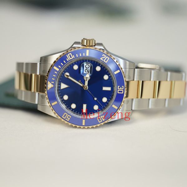 luxury wristwatch bluesy two-tone yellow gold blue steel 126613 lb 41mm watch men's automatic watch, Slivery;brown
luxury wristwatch bluesy two-tone yellow gold blue steel 126613 lb 41mm watch men's automatic watch, Slivery;brown