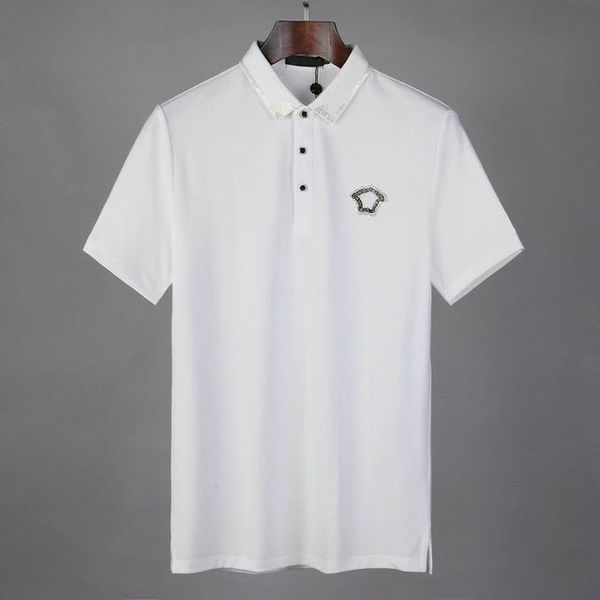 high end embroidered short sleeved cotton polo shirt men s t shirt korean fashion clothing summer luxury m-3xl, White;black
high end embroidered short sleeved cotton polo shirt men s t shirt korean fashion clothing summer luxury m-3xl, White;black