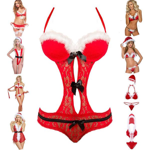 set licklip cosplay lingerie white christmas womens underwear erotic bra brief costume role outfits sleepwear, Red;black
set licklip cosplay lingerie white christmas womens underwear erotic bra brief costume role outfits sleepwear, Red;black
