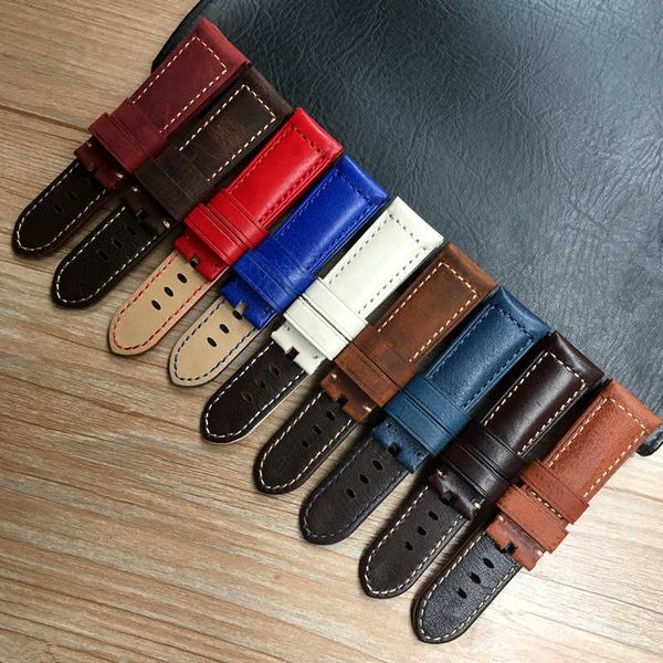 watch bands watch accessories strap 24mm brwon blue red white vintage crazy horse genuine leather watchband for panerai pam pam853 belt t221, Black;brown
watch bands watch accessories strap 24mm brwon blue red white vintage crazy horse genuine leather watchband for panerai pam pam853 belt t221, Black;brown