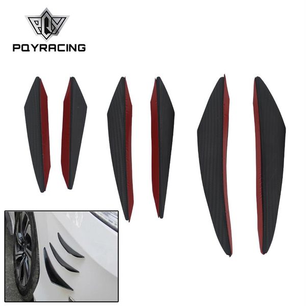 pqy - 6pcs set car front bumper lip splitter fins body spoiler kit auto bumper stickers decoration accessories for audi for bmw pq233w
pqy - 6pcs set car front bumper lip splitter fins body spoiler kit auto bumper stickers decoration accessories for audi for bmw pq233w