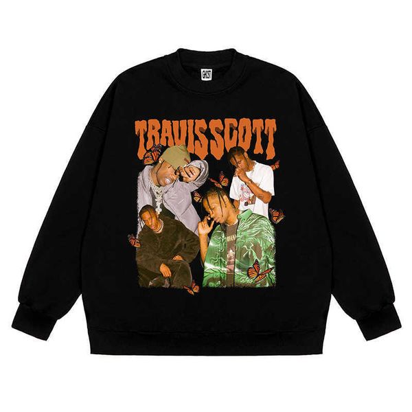 hoody men hoodie fashion tras outwears sco designer loose high street hip hop print round neck sweater long sleeve terry cotton oversize, Black
hoody men hoodie fashion tras outwears sco designer loose high street hip hop print round neck sweater long sleeve terry cotton oversize, Black