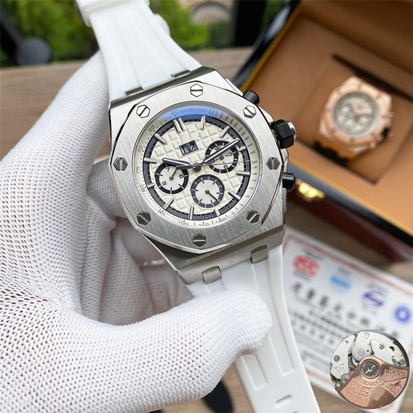 designer watches fine 42mm steel large dial men's watch fashion business timing rubber watch waterproof pqj0, Slivery;golden
designer watches fine 42mm steel large dial men's watch fashion business timing rubber watch waterproof pqj0, Slivery;golden