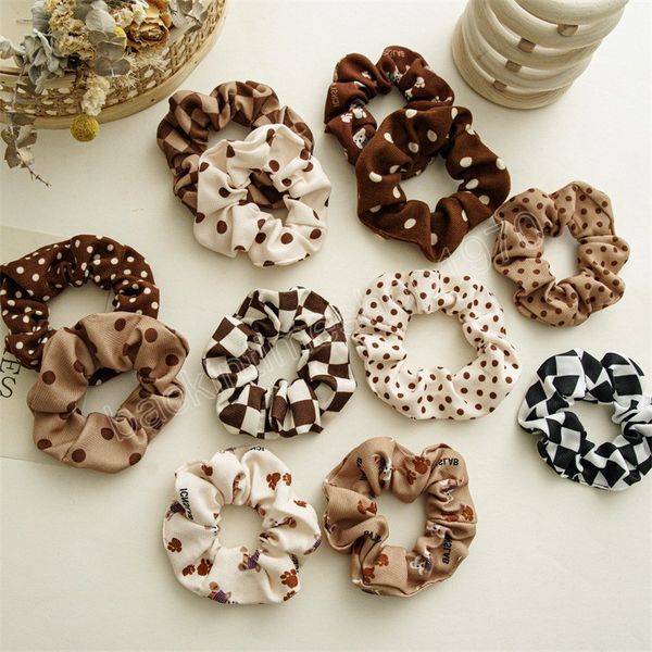 milk coffee series scrunchies dots checked printed hair rope ponytail holder rubber bands women hair ties hair accessories, Slivery;white
milk coffee series scrunchies dots checked printed hair rope ponytail holder rubber bands women hair ties hair accessories, Slivery;white