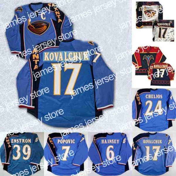 college hockey wears nik1 17 ilya kovalchuk atlanta thrashers hockey jersey tobias enstrom chris chelios ron hainsey bobby holik marian hoss, Black
college hockey wears nik1 17 ilya kovalchuk atlanta thrashers hockey jersey tobias enstrom chris chelios ron hainsey bobby holik marian hoss, Black