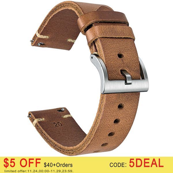 watch bands horween burgundy chromexcel leather watch bands natural 3.5mm thick handmade leather straps t221213, Black;brown
watch bands horween burgundy chromexcel leather watch bands natural 3.5mm thick handmade leather straps t221213, Black;brown
