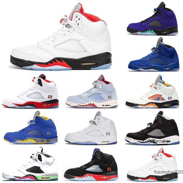 2023 classic original 5 basketball shoes 5s men fire red alternate grape blue suede international flight laney royal metallic silver jordon, Black
2023 classic original 5 basketball shoes 5s men fire red alternate grape blue suede international flight laney royal metallic silver jordon, Black