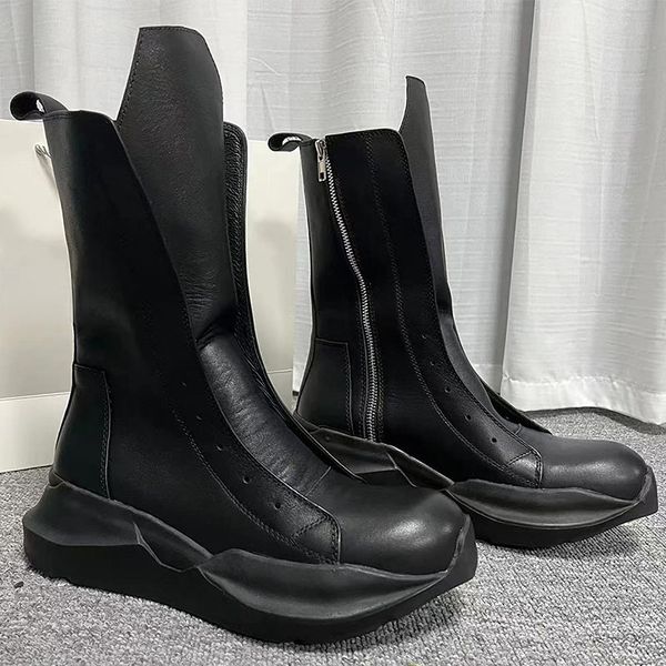 causal rick men's shoes ro owens high street personality woman's sneakers men's boots, Black
causal rick men's shoes ro owens high street personality woman's sneakers men's boots, Black