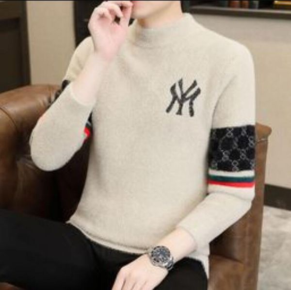 designer mens sweaters thick winter warm breathable wool man sweaters knit pulloverjumper, White;black
designer mens sweaters thick winter warm breathable wool man sweaters knit pulloverjumper, White;black