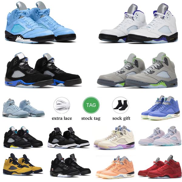 jumpman 5 retro basketball shoes men 5s green bean dark concord racer blue raging bull red suede jade horizon sail what the easter trainers
jumpman 5 retro basketball shoes men 5s green bean dark concord racer blue raging bull red suede jade horizon sail what the easter trainers