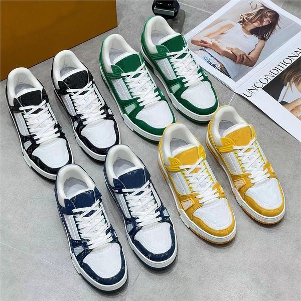 men sneakers vintage shoes fashion trainers designer platform casual shoes rubber canvas leather sneaker denim monograms shoe, Black
men sneakers vintage shoes fashion trainers designer platform casual shoes rubber canvas leather sneaker denim monograms shoe, Black