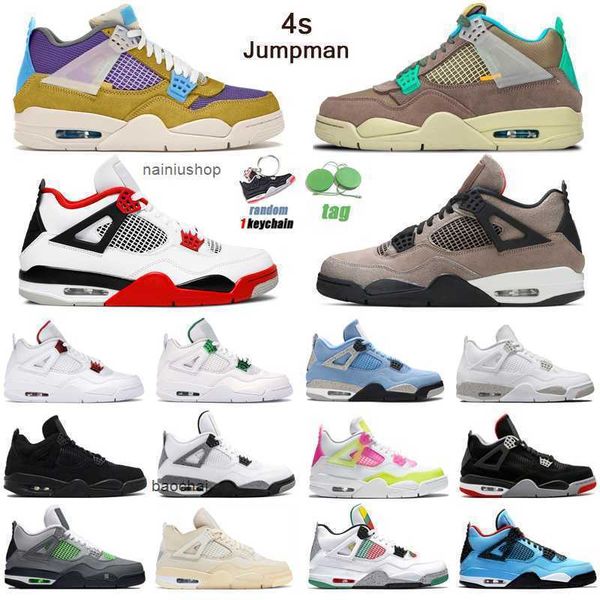 2023 men women 4s jumpman basketball shoes 4 taupe haze university blue white oreo desert moss fire red mens trainers sport sneakers jordon, Black
2023 men women 4s jumpman basketball shoes 4 taupe haze university blue white oreo desert moss fire red mens trainers sport sneakers jordon, Black