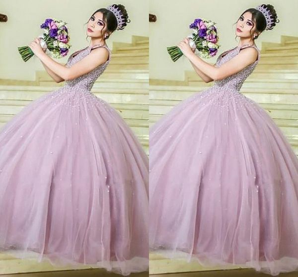 2023 modest blush pink wedding dresses birdal ball gowns beaded pearls plunging v-neck open back party dress for bride tulle, White
2023 modest blush pink wedding dresses birdal ball gowns beaded pearls plunging v-neck open back party dress for bride tulle, White