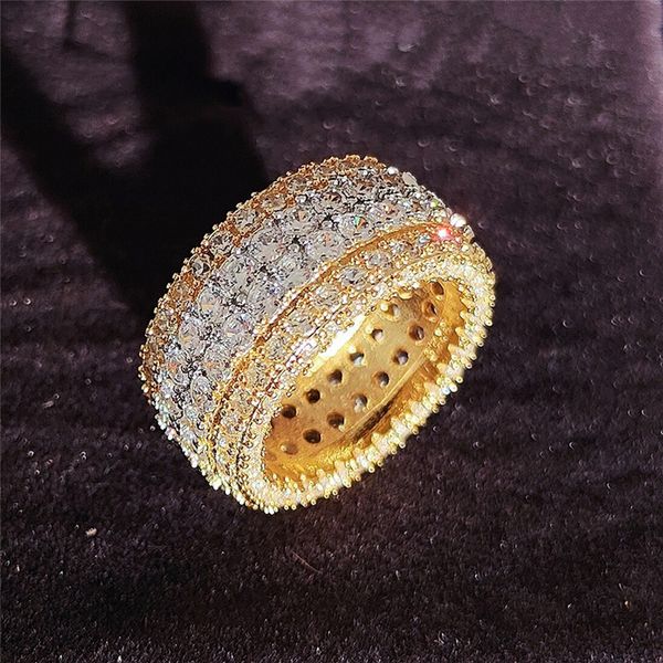 choucong brand wedding rings sparkling luxury jewelry 925 sterling silver gold fill 4 rows stack 5a cubic zircon cz diamond gemstones women, Slivery;golden
choucong brand wedding rings sparkling luxury jewelry 925 sterling silver gold fill 4 rows stack 5a cubic zircon cz diamond gemstones women, Slivery;golden