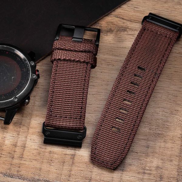watch bands compatible with garmin watch band nylon sports military wrist strap for fenix/tactix/forerunner/vivoactive/approach/marq/quatix, Black;brown
watch bands compatible with garmin watch band nylon sports military wrist strap for fenix/tactix/forerunner/vivoactive/approach/marq/quatix, Black;brown
