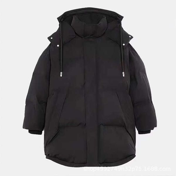 down jacket coat amii 90 men women simple short thickened warm hooded love couples 22fw casual designer fashion leisure syer, Black 
down jacket coat amii 90 men women simple short thickened warm hooded love couples 22fw casual designer fashion leisure syer, Black