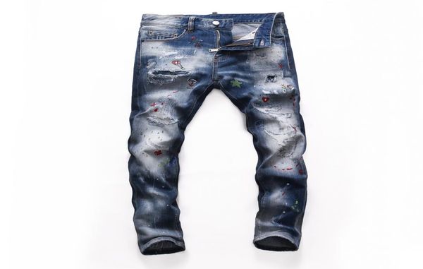men jeans pant straight leg stretchy ripped badge skinny men039s denim pants regular cotton jean destroyed hole clothing hip ho2925493, Blue
men jeans pant straight leg stretchy ripped badge skinny men039s denim pants regular cotton jean destroyed hole clothing hip ho2925493, Blue